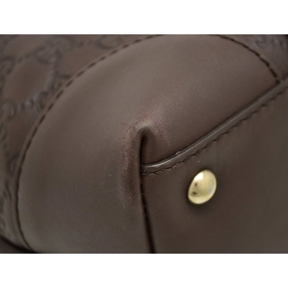 Gucci Guccissima Lovely Tote Bag Heart Motif Brown - Picture 3 of 9